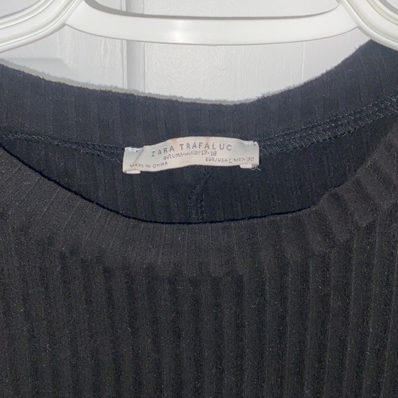 Zara Ribbed Tshirt Dress - Picture 2 of 2